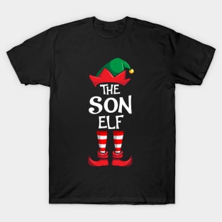 Son Elf Matching Family Christmas T-Shirt